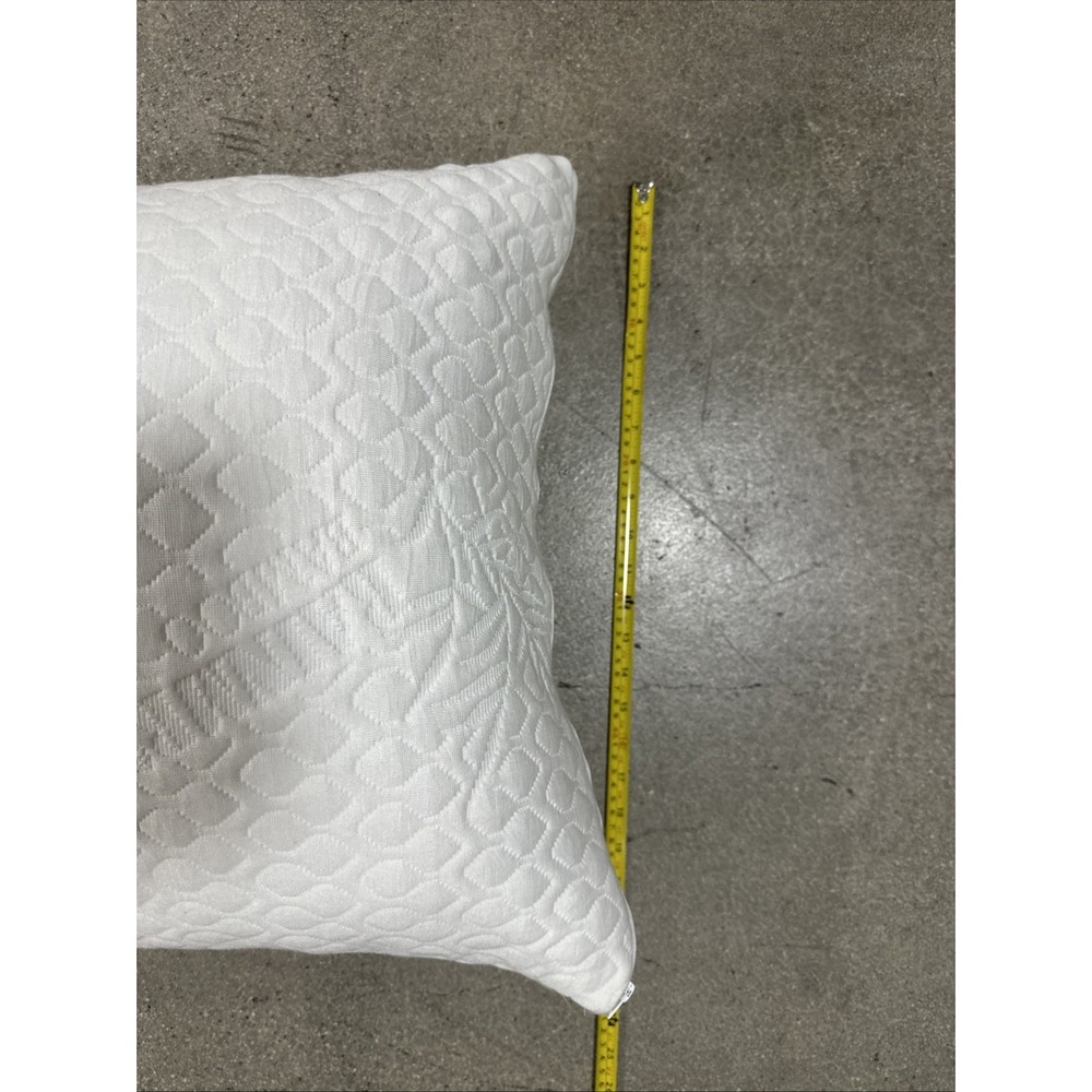 Rainmr Shredded Memory Foam Full Body Pillow Long Hug White Cover New W/O Tags - Picture 6 of 7